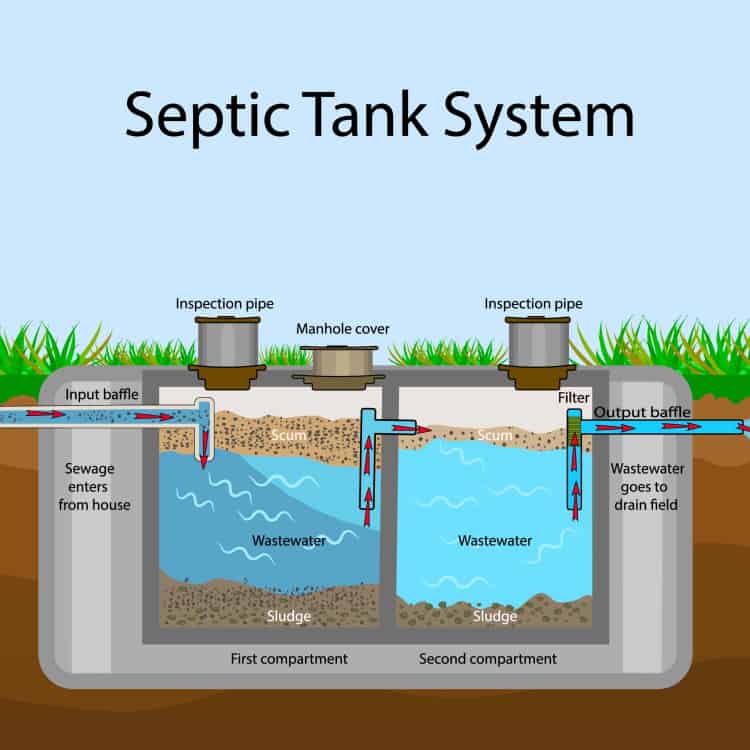 How Does A Septic Tank Work Diagram