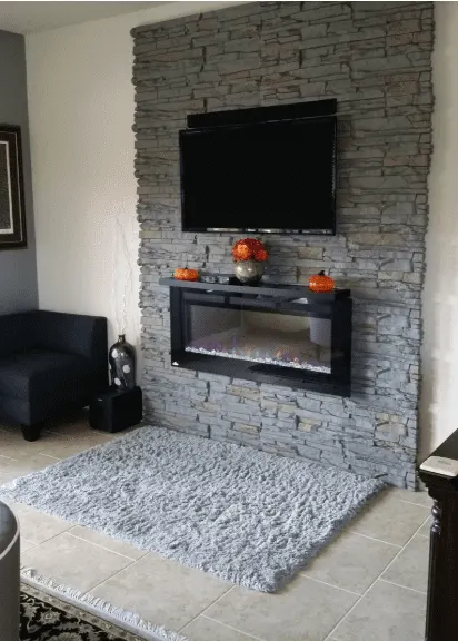 How to Install a Stone Veneer Fireplace