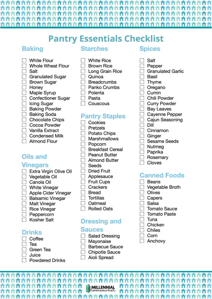 The Only Pantry Essentials List You Need All 101 Items August 2024 