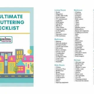 decluttering checklist
